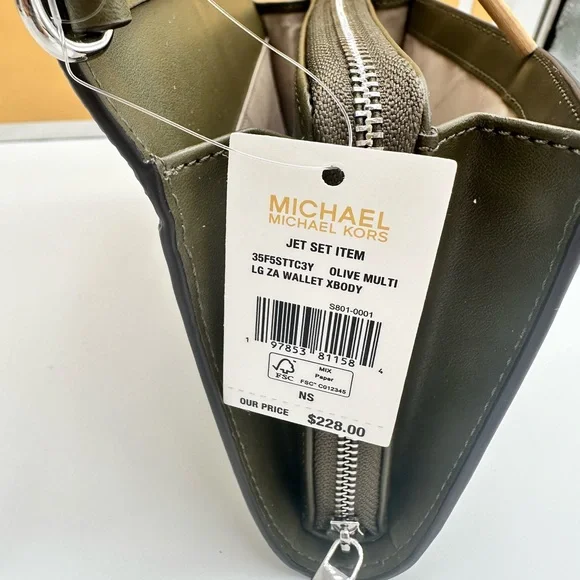 Michael Kors Gradient Olive and Gold Crossbody - Picture 16 of 16